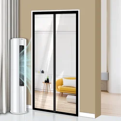 Air Conditioning Door Curtains for Winter Windproof, Warm and Transparent Household Kitchen Plastic Partition Curtains