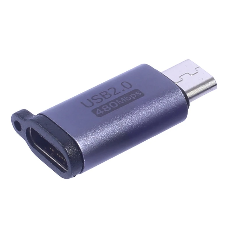 

Fast Data Transfer USB C Female to Micro USB Male Adapters Type C Female to Micro USB Male Converters Charge & Data Sync