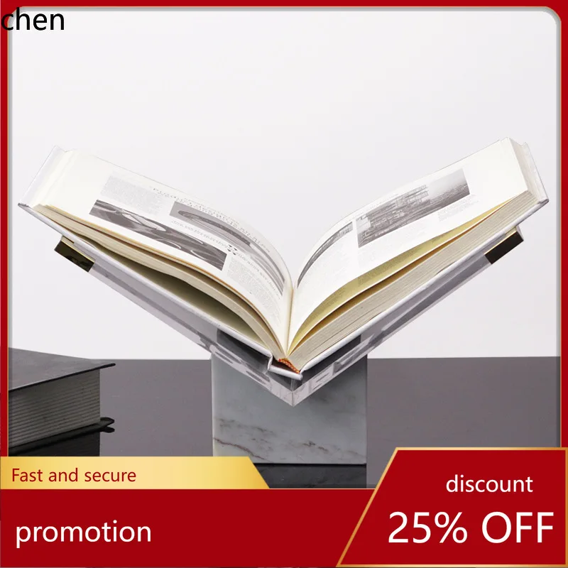 

H1 Simple Modern Geometric Creative Marble Bookshelf Storage Ornament Study Room Bookcase Decorative Soft Furnishing Display