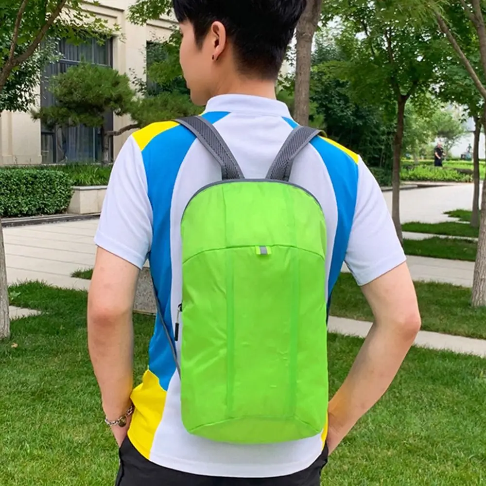 Mochila impermeável dobrável para homens e mulheres, bolsa de nylon leve, mini mochila de viagem, bolsa de acampamento, ao ar livre