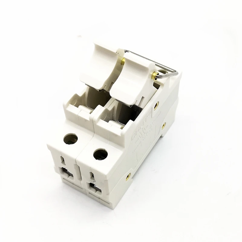 CHINT RT28N-32X 2 Pole DIN Rail Mount Fuse Holder Base with Indicator Light 1P for 10x38mm Fuse