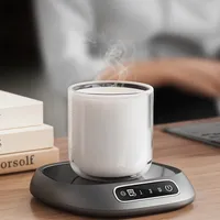 Thermostatic Heating Coaster  Electric Mini Induction Cooker Coffee Heating Pad Cup Heater Mug Warmer 3 Gear 75°C Hot Tea Makers