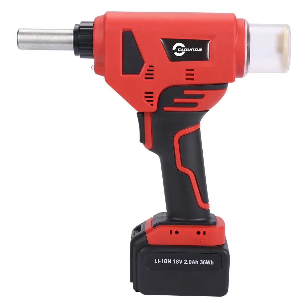 SPT2284 6.4 Industrial Lithium Battery Electric Rivet Gun Tools Electric Ring-Grooved Lockbolt ForHuck Bolt Cordless Rivet Gun