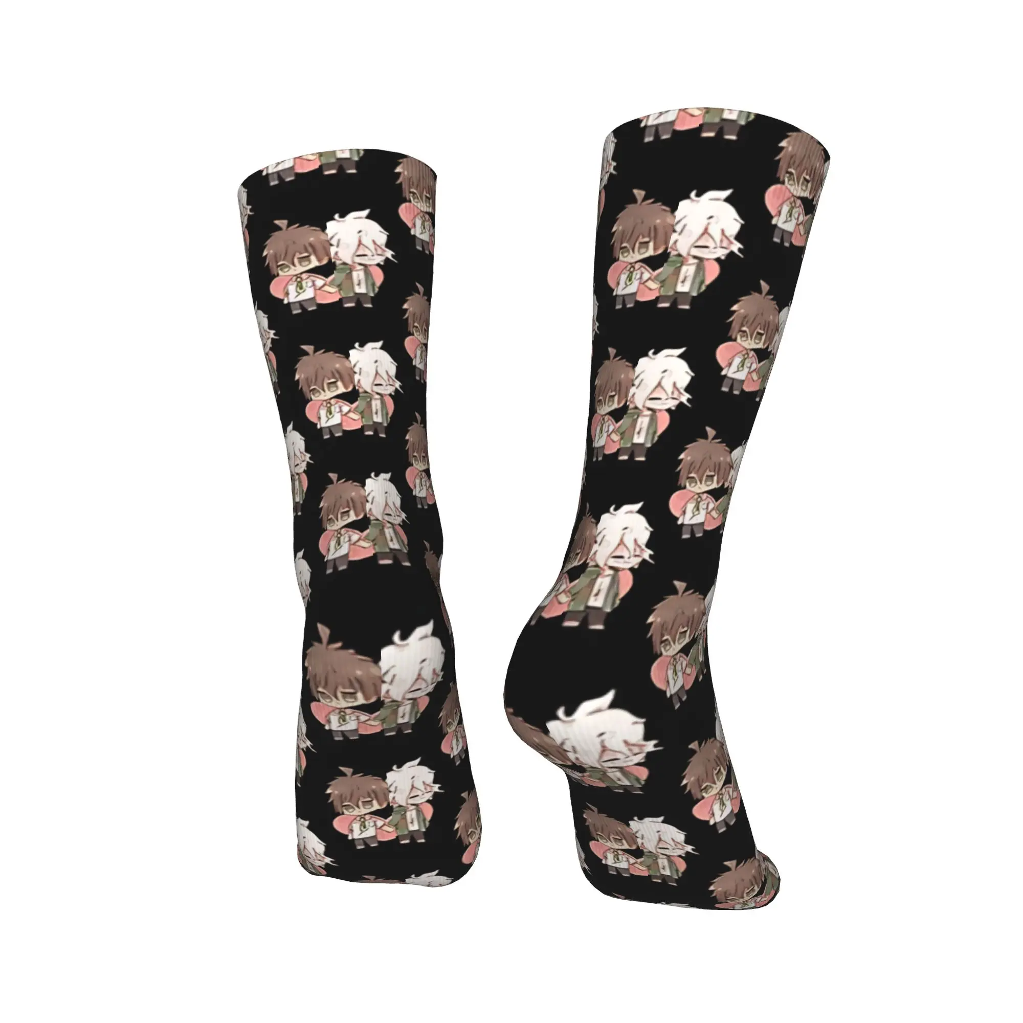 Komahina   Socks Danganronpa Casual Stockings Men Comfortable Climbing Socks Spring Custom Anti Slip Socks - view 4