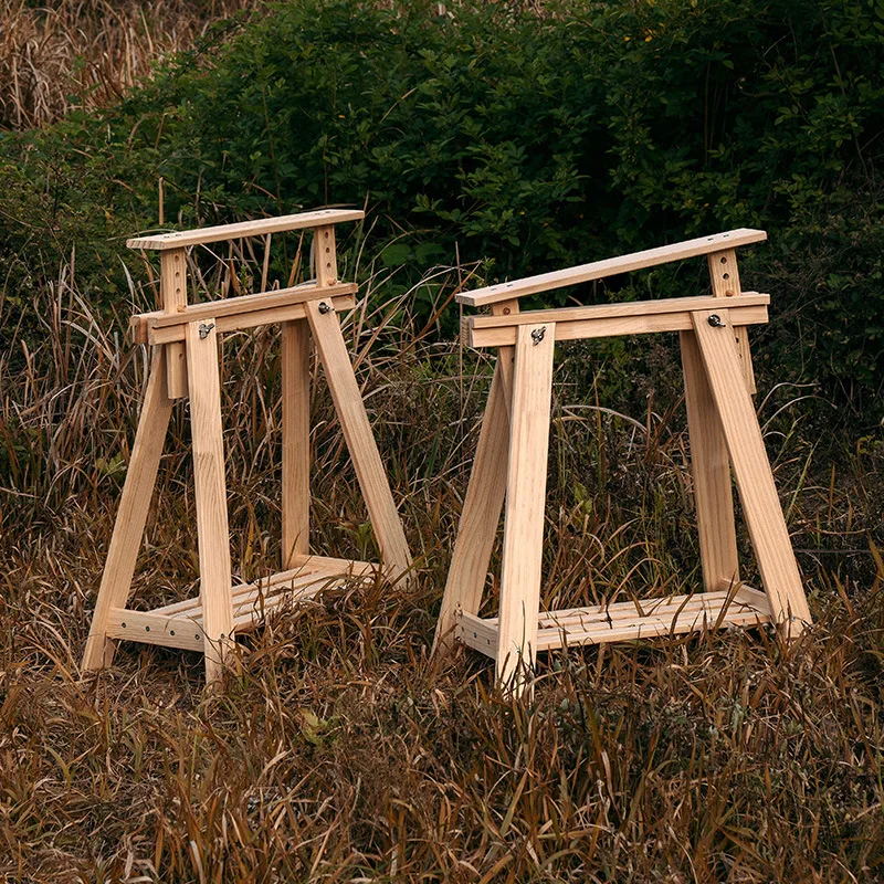 Solid wood adjustable solid wood table leg bracket, embroidered frame, product shooting table leg support bracket, wooden frame