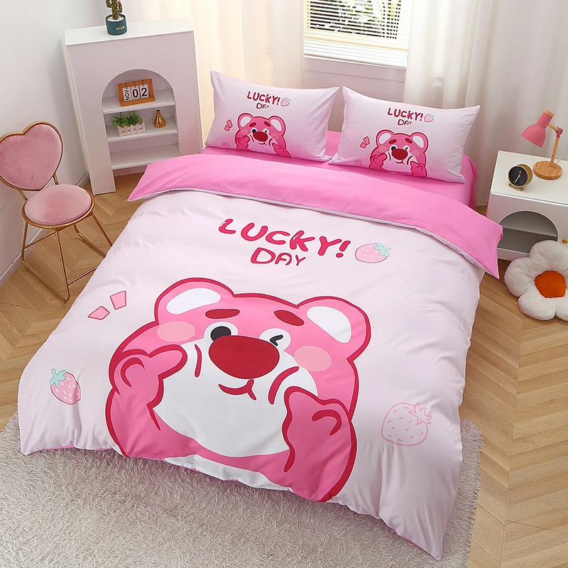 Disney Bedding Set Lots-o'-Huggin' Bear Duvet Cover Sets for Baby Children Boy Girl Bed Birthday Gifts