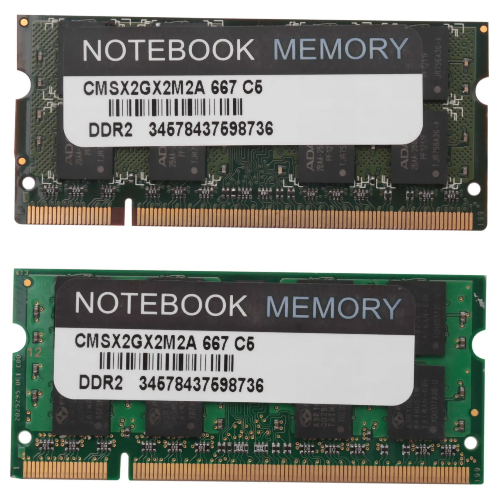 

Память 4GB Kit (2X 2GB модули) PC2-5300 667MHz DDR2 2GB 240PIN память, небуферизованные модули памяти ноутбука