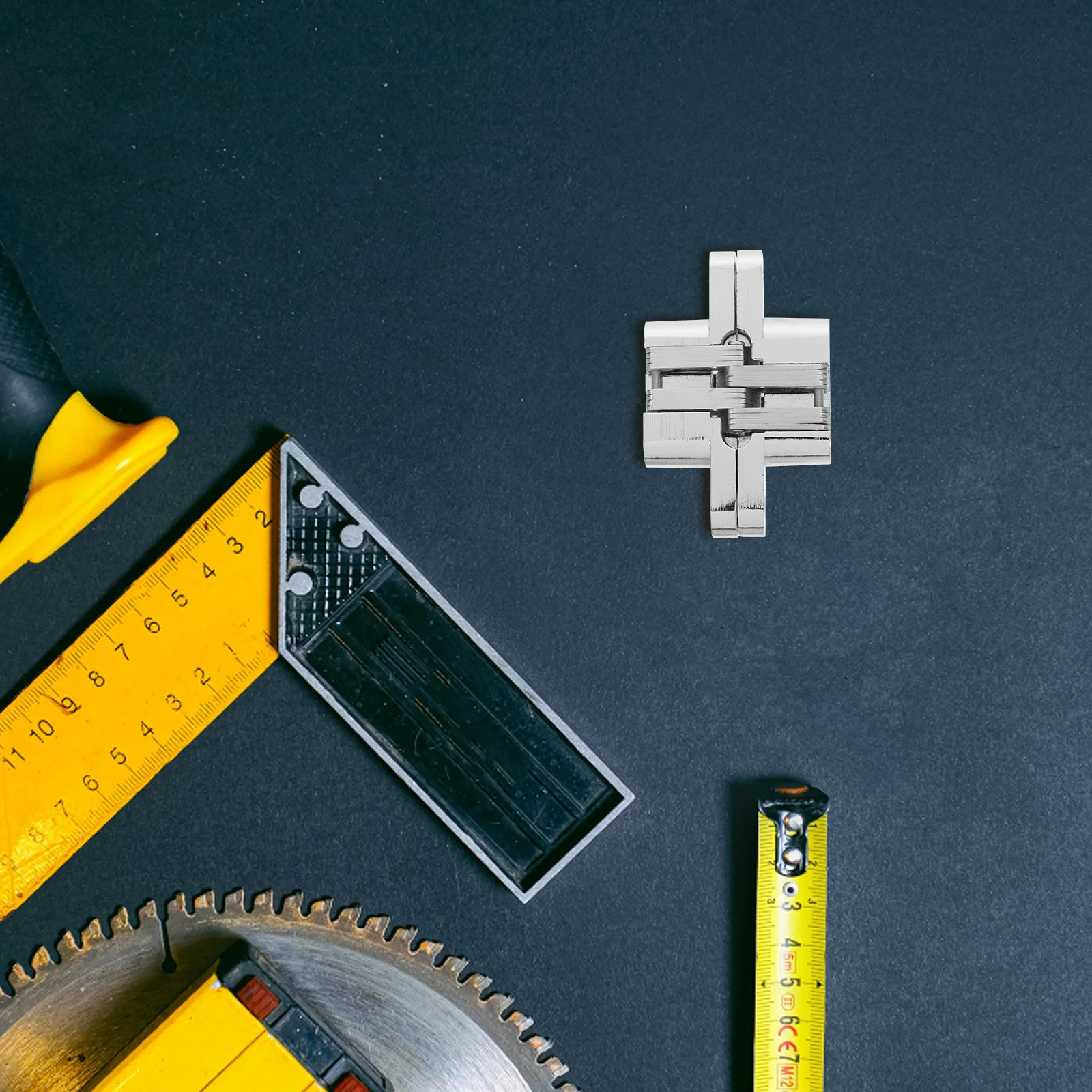 مفصل باب غير مرئي مخفي عالي التحمل قابل للطي، مفصل خزانة ملابس مخفي متقاطع، معدن متين صامت، سهل التركيب #2