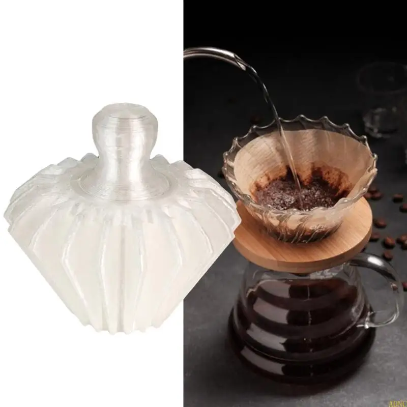 A0NC Ergonomic Coffee Filter Press Press Filtre Paper Assistant pour usage domestique