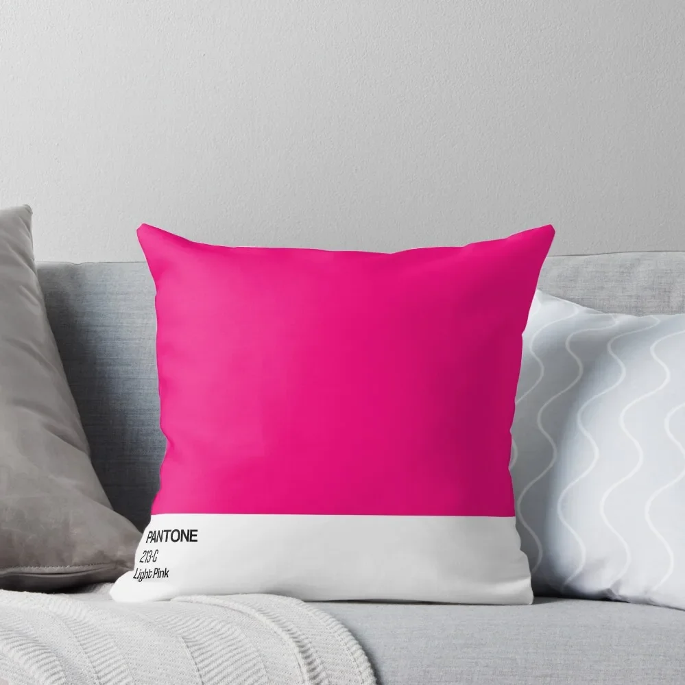 Pantone - Light Pink Throw Pillow Anime luxury sofa pillows Pillowcases Cushion Covers Sofa Ornamental Pillow Pillow