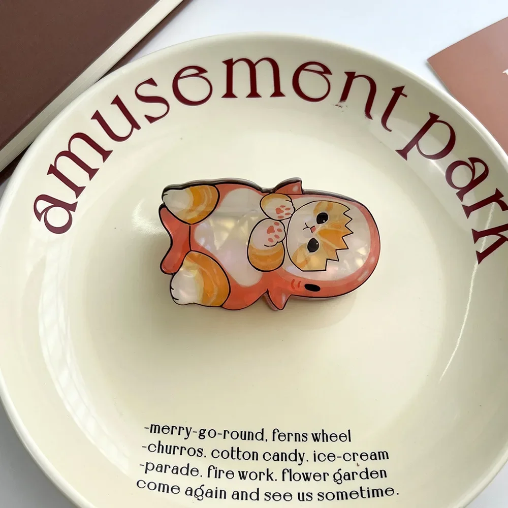 جديد لطيف القطط سلسلة مشبك شعر الكرتون القرش هريرة مخلب كليب العصرية الحلو جميل مقاطع الشعر للنساء الفتيات إكسسوارات الشعر #6