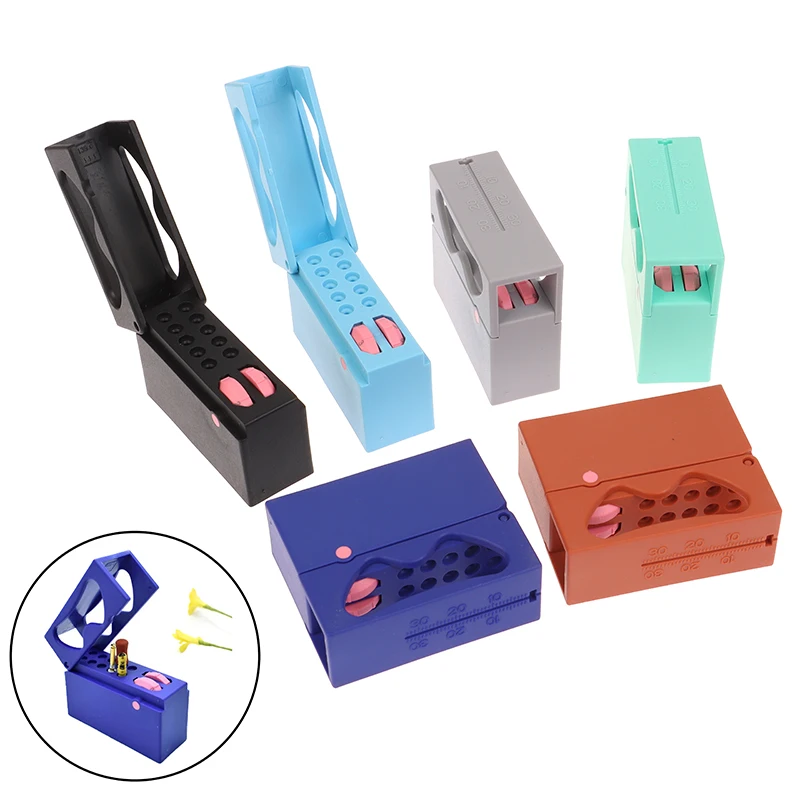 Dental Disinfection Endo Files Holder Box Autoclave Sterilizer Case Burs For Oral Care Tools 10 Holes