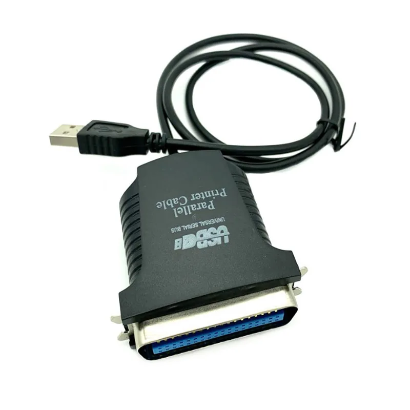 Cavo per stampante da USB a parallelo cavo adattatore per porta USB a 36 pin cavo adattatore 1284 linea stampante CN36 Pin cavo adattatore IEEE