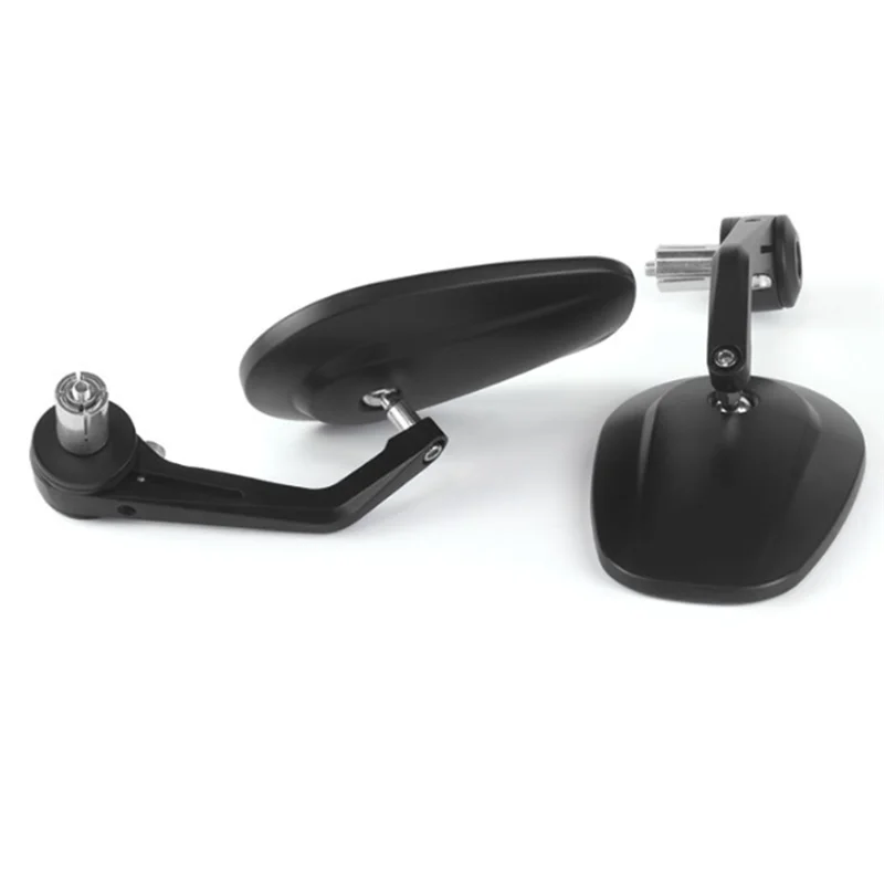 مرآة الرؤية الخلفية البيضاوية للمقود العالمي 22 مم للدراجات النارية - ترقية الرؤية الأساسية