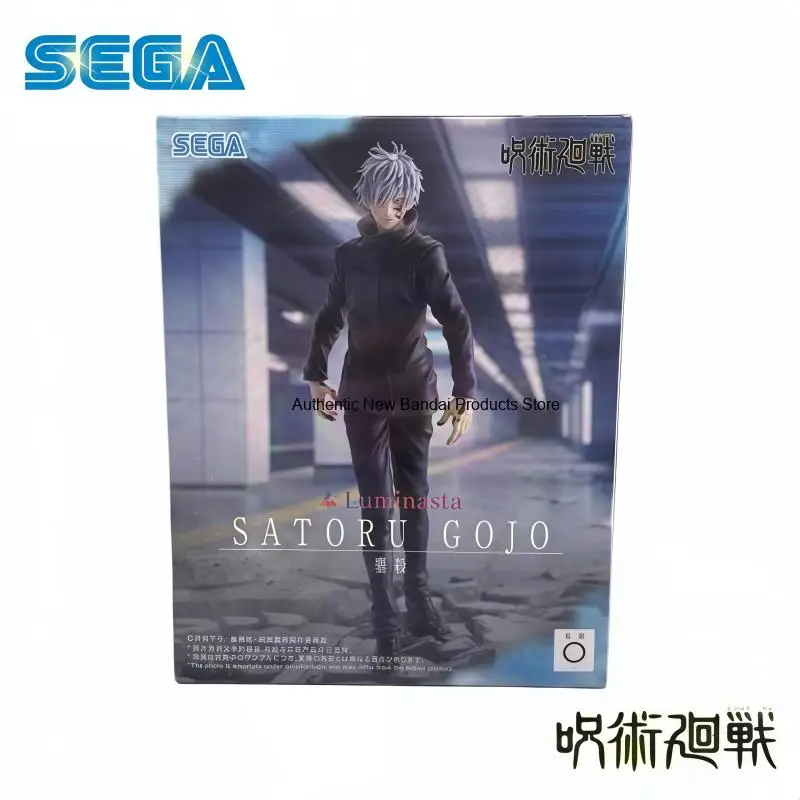 

In Stock 100% Original SEGA Jujutsu Kaisen Gojo Satoru Action Figure Model Doll Brand Boexd Anime Characters Garage Toys