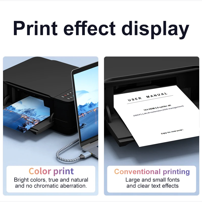 Cavo stampante per telefono cellulare Typec a porta quadrata USB adatto per HP Canon Lenovo Samsung Brothers Epson Cavo dati Apple Huawei