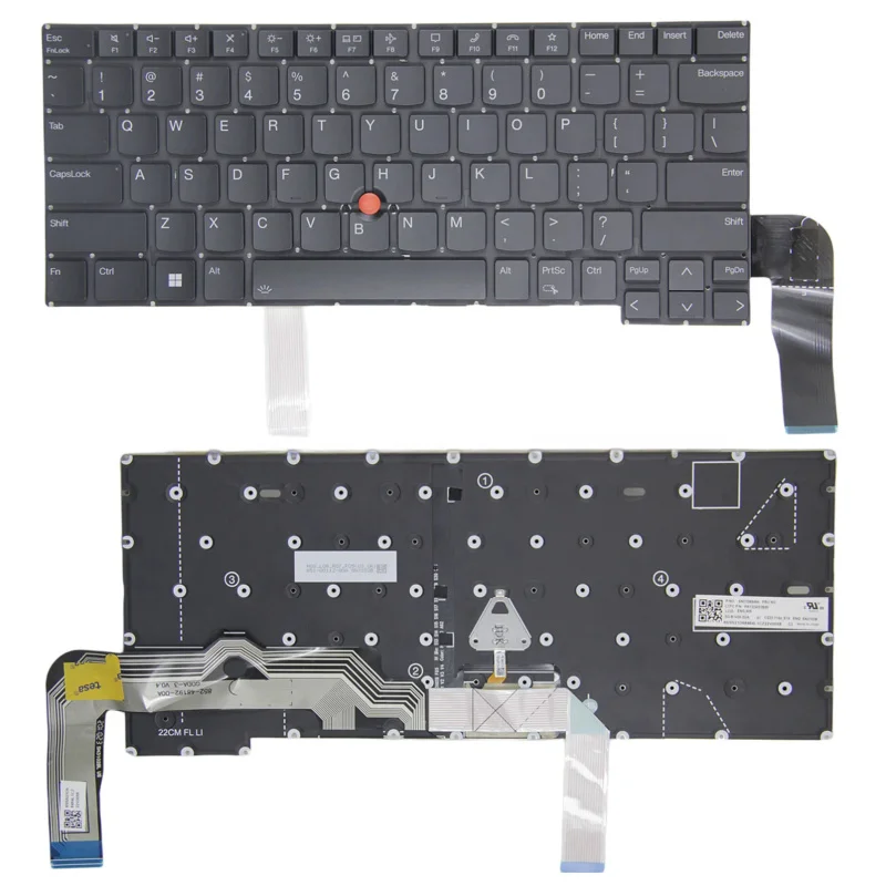 

~New Original US For Lenovo Thinkpad T14s Gen3 E14 R14 Gen5 T14p Gen1 SN21D68484 PK132AS2B00 Backlit Laptop Keyboard