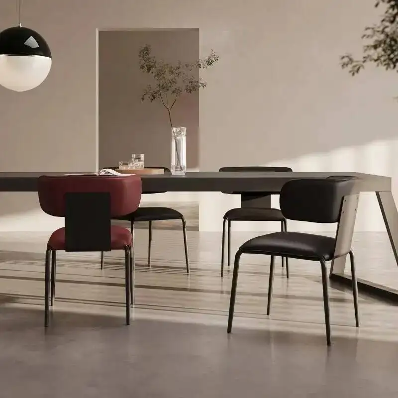 كرسي جزيرة الطعام كرسي الطعام الإيطالي نمط المعيشة غرفة المنزل كرسي مسند الظهر كراسي فاخرة كراسي غرفة نوم الترفيه