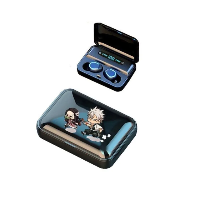 شيطان القاتل كامادو تانجيرو كامادو Nezuko الكرتون لطيف سماعة رأس بخاصية البلوتوث الرياضة اللياقة البدنية مريحة شحن لاسلكي سماعة #3