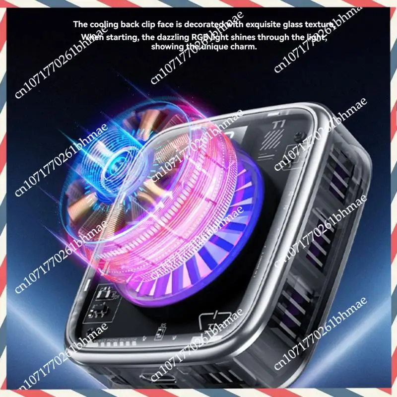-A21Z SR01 PRO Mobile Phone Game Cooler Number Show Magnetic Backpack Semiconductor Radiator For IOS/Android B
