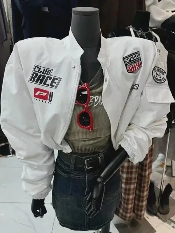 

Крутой модный американский принт Label Pilot Jaet, женский весенне-осенний новый свободный бейсбольный наряд Personali, пальто или верхняя одежда