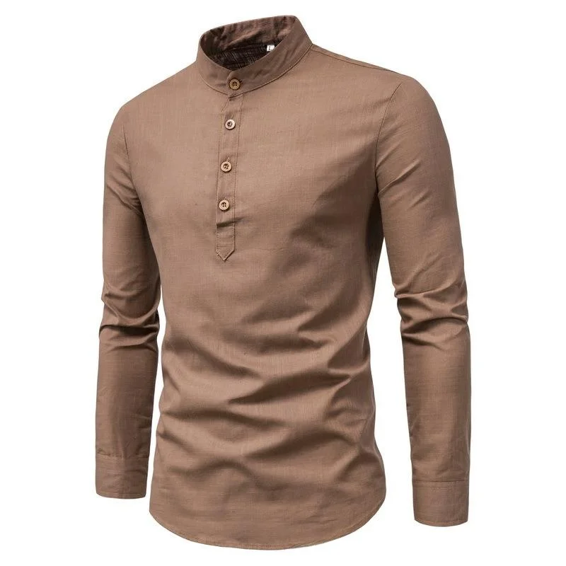 Csa Larga Sueca con Cuello Alto para Hombre, Ropa de Trabajo Personalizable, Informal para Uso Diario, Servicio de Diseño ...