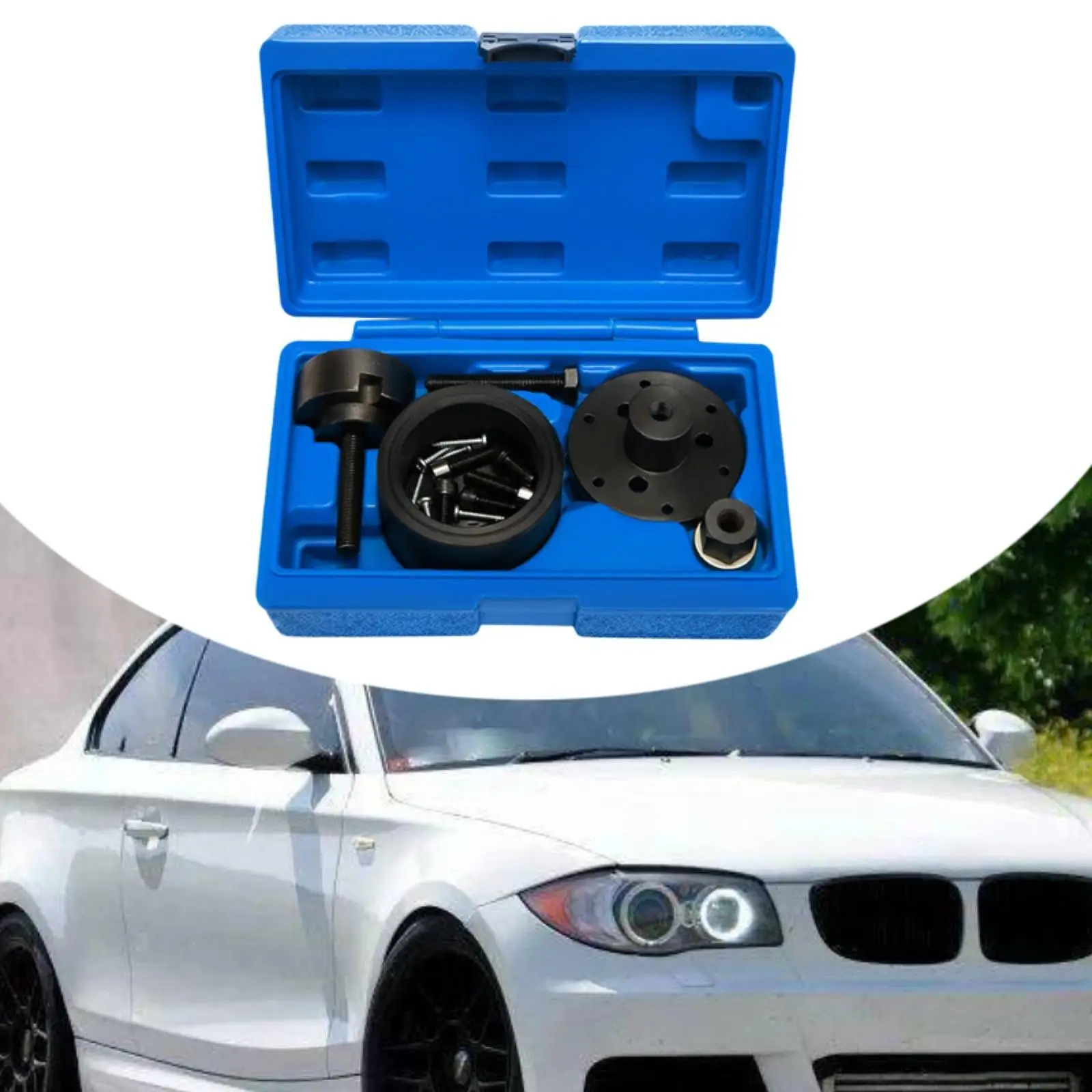 

Crankshaft Remover Tools Easy to Use Professional with Carry Case Front Oil Seal Remover Installer for BMW N54 N52 N53 N42