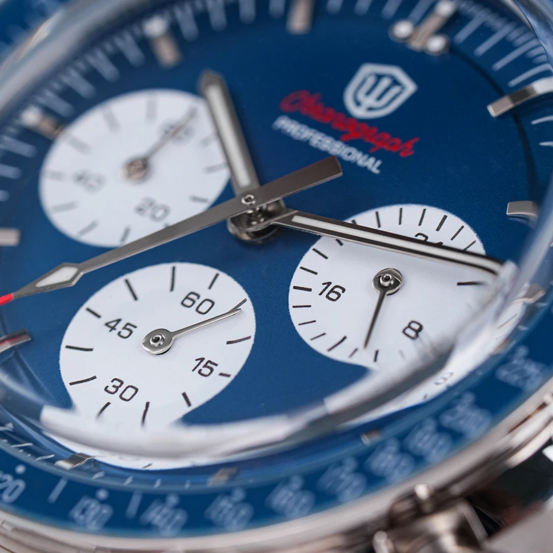 Watchdives WD1863 New Dial Chronograph Watch VK63 Sweep Movement