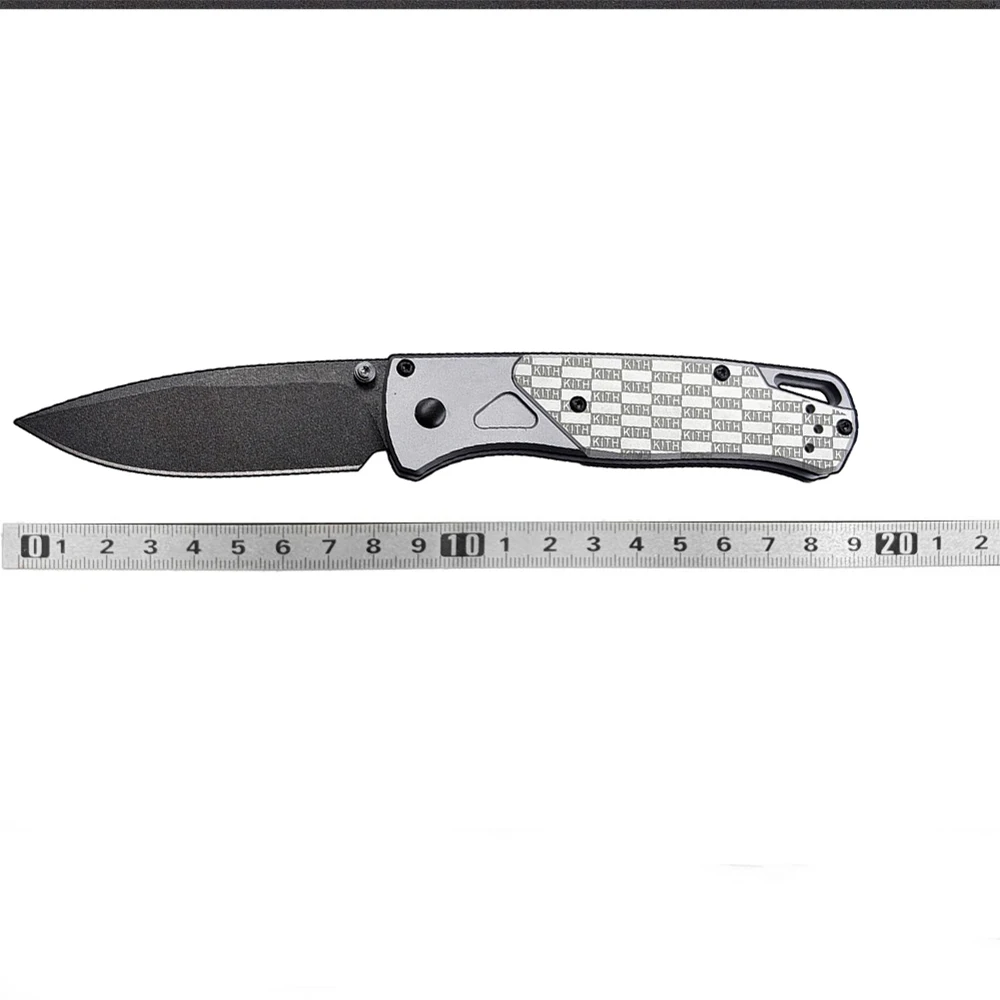 BM 535-09 Aluminum Handle M390 Blade Folding Knife Outdoor Camping Hunting Pocket EDC Tool Knife