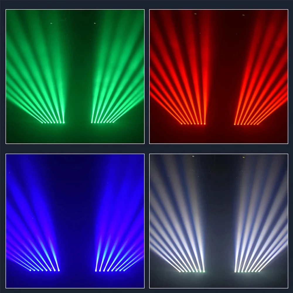1/2PCS 8x12W RGBW Multicolor LED Bar Beam Moving Head Light DJ Controller แสงเวทีสําหรับ DJ Disco Party คริสต์มาสไฟ