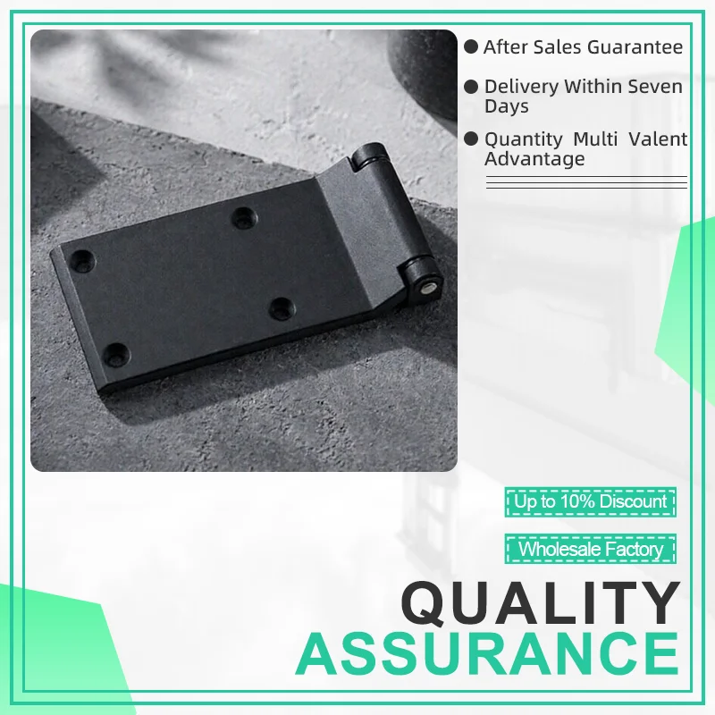 2pcs Industrial Automation Machinery Equipment Medical Equipment Electrical Cabinets Doors Zinc Alloy Black Hinges