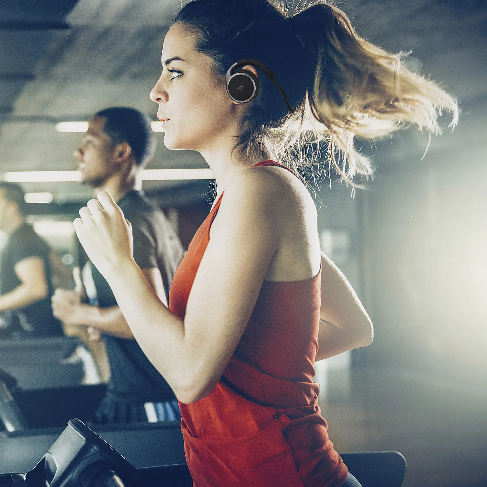 

Наушники с заушным креплением, беспроводные, 4.1, спортивные, легкие, эргономичные, для бега и тренировок, с микрофоном, беспроводные