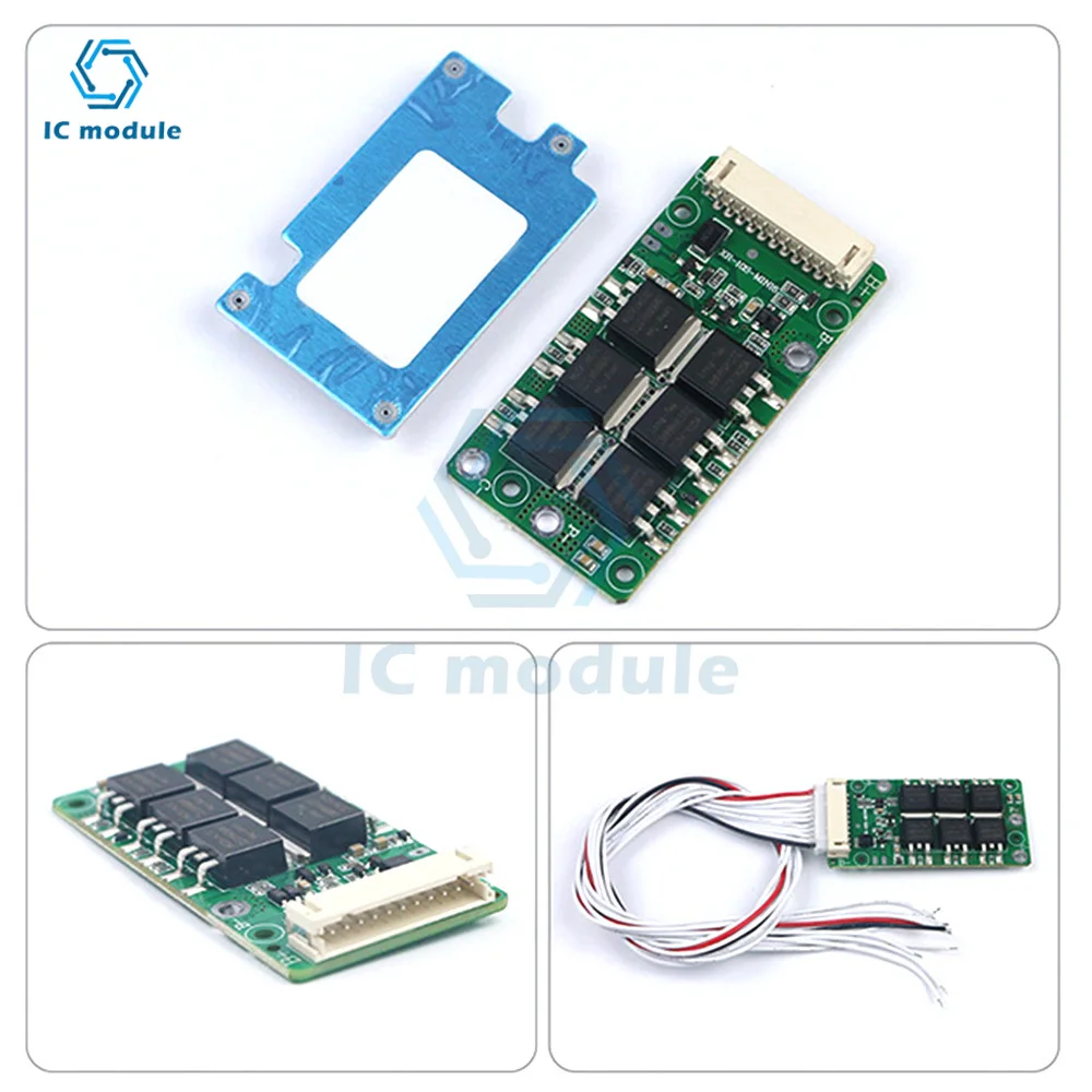 Imagem -05 - Li-ion Bms Battery Charge Board 10s 36v 20a 18650 Equilíbrio Equalizar Pcm Proteção contra Curto-circuito para Ebike Escooter