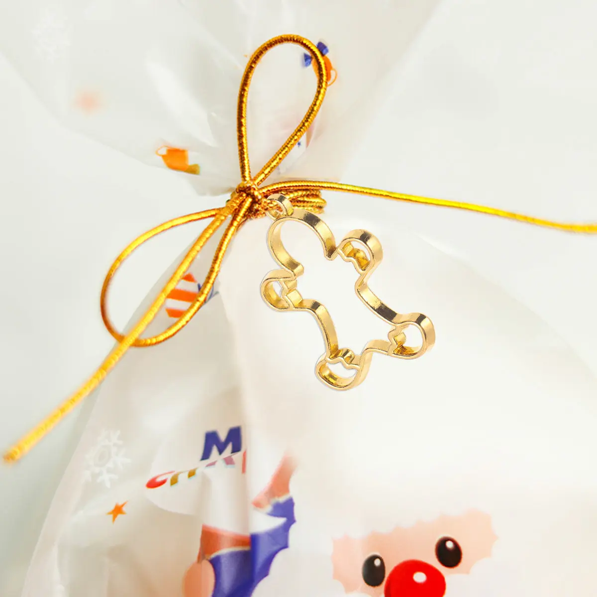 10 Piezas de Marcos Colgantes de Aleación Navideños con Borde Metálico Grueso y Parte Trasera Abierta para Fabricación de Joyas de Resina DIY, Collares, Pulseras y Pendientes