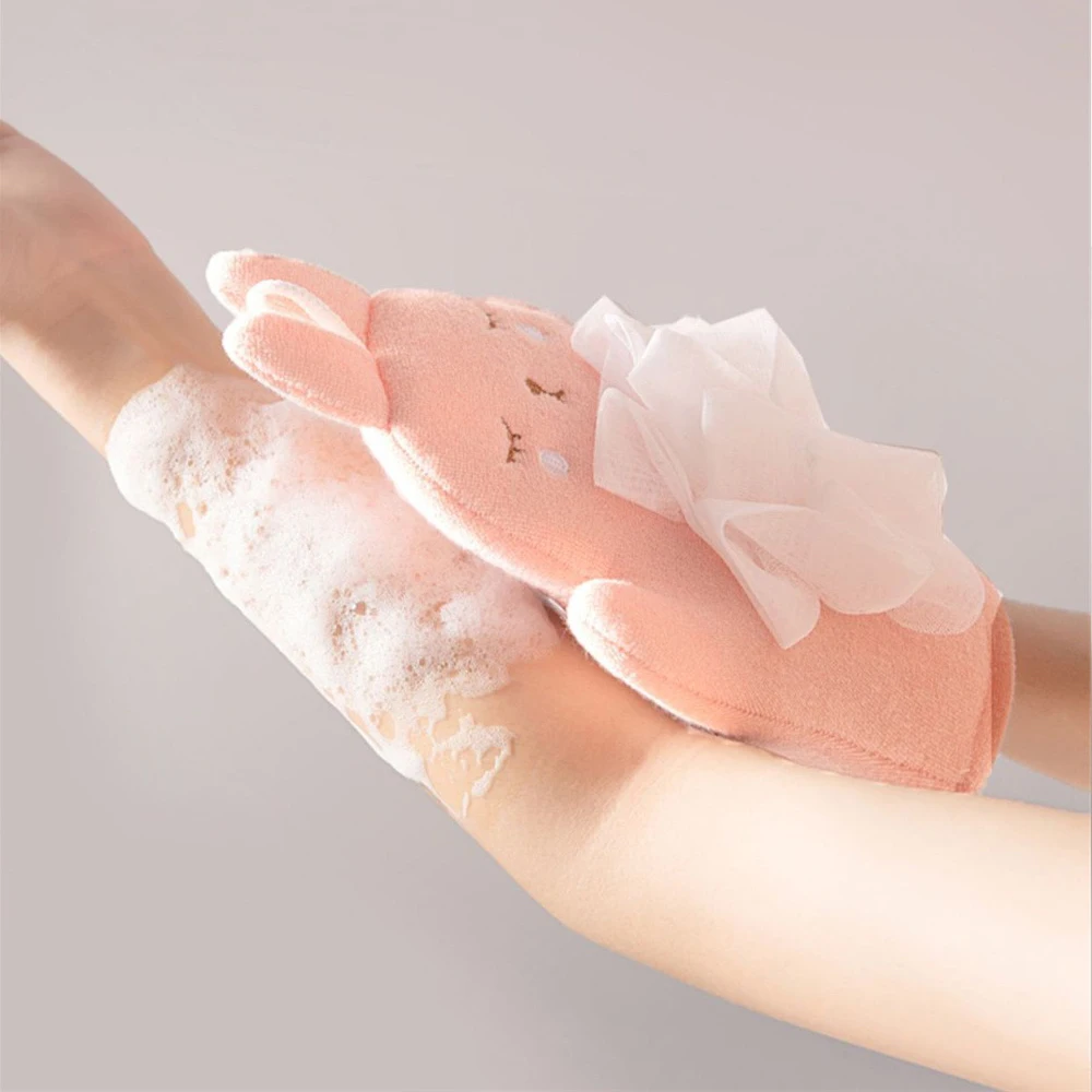 For Body Showers Exfoliating Gloves Massage Brush Shower Gloves Deep Cleansing Thicken Two-sided Exfoliating Bath Washcloth