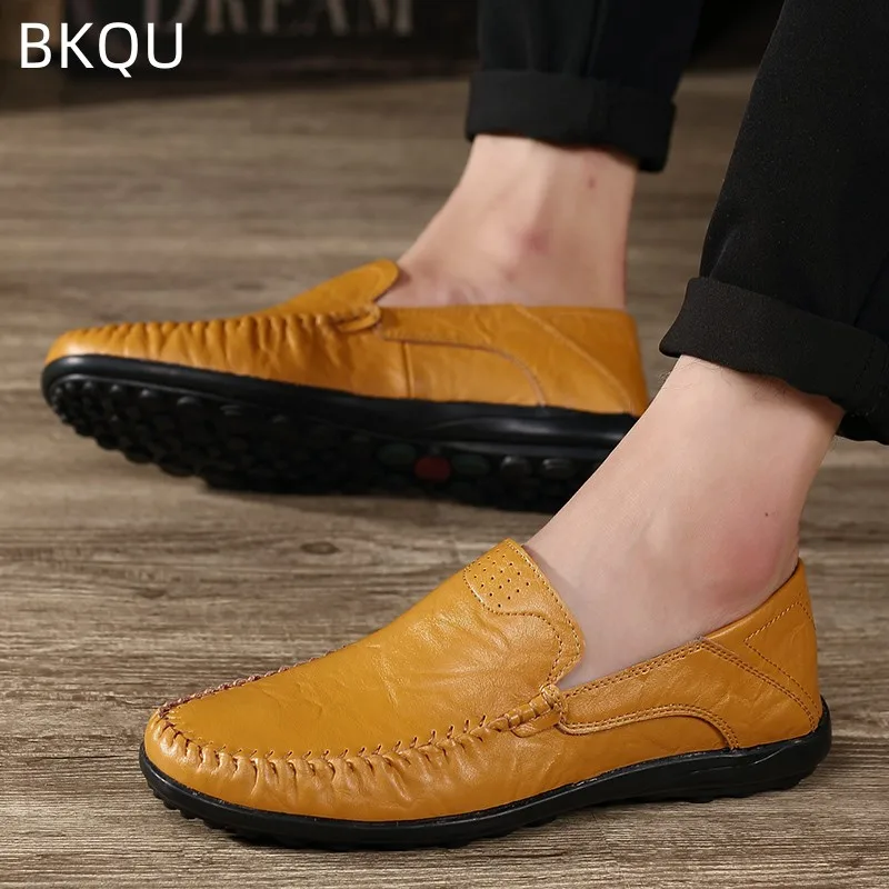 Men's Hollow Leather Shoes Casual Business Shoes Breathable Fashion Comfortable Trend Versatile Breathable Fashion Wearable