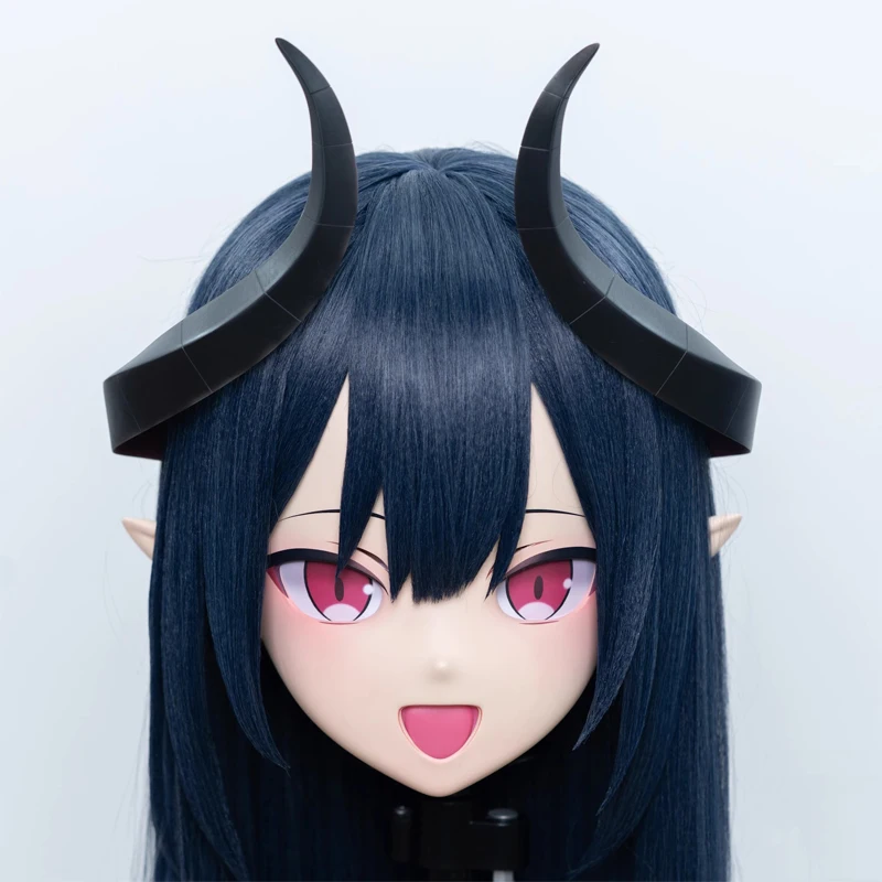 

Anime Customize Full Crossdress Masks Female/Girl Cartoon Character Kig Cosplay Kigurumi Masks BJD Resin Japanese Anime Masks