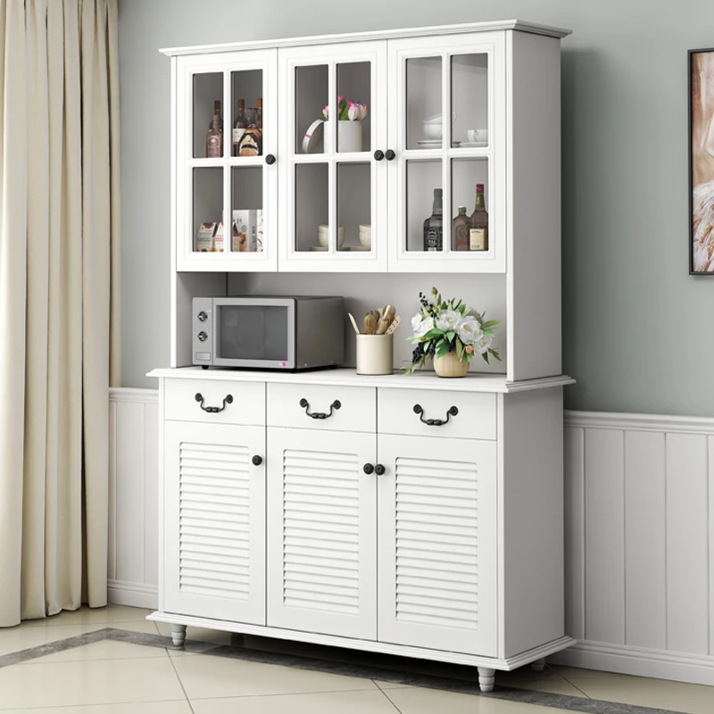 White Bar Cabinet Sideboard Storage Cupboard Nordic Dresser Wardrobe Filing Sideboard Modern Bar Luxury Cajonera Salon Furniture