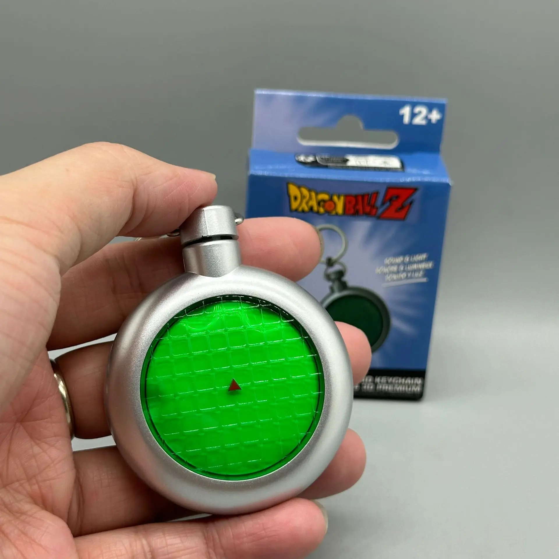 cartoon Dragon Ball Radar Keychain usb Rechargeable with Sound Light Backpack pendant phone Ornament Collectible kids Gifts toys view 3