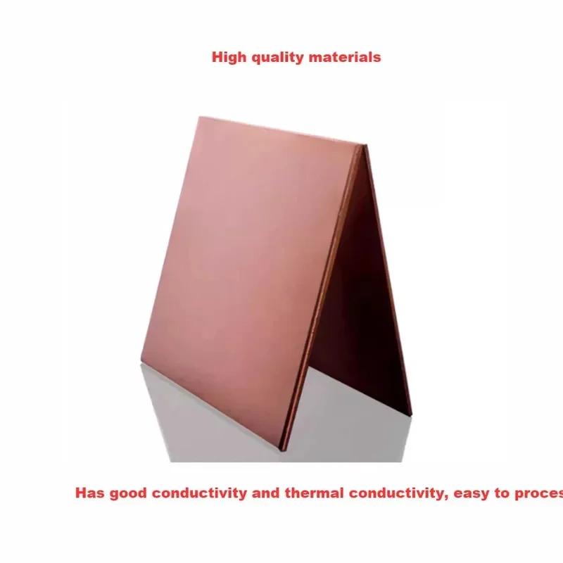T2 Pure Copper Strip Conductive Purple Plate Customized 1/1.5/2/3/5/10mm Thick Custom Cutting