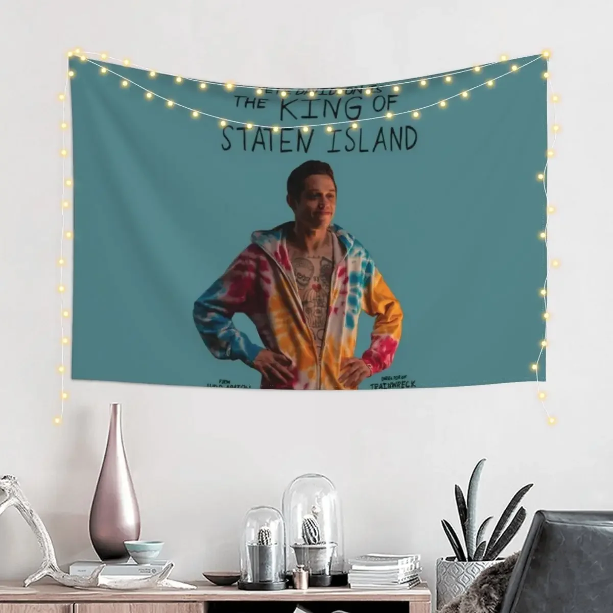 Pete Davidson in the King of Staten Island Movie Poster Tapestry Decoration For Home Decoration Pictures Room Wall Tapestry