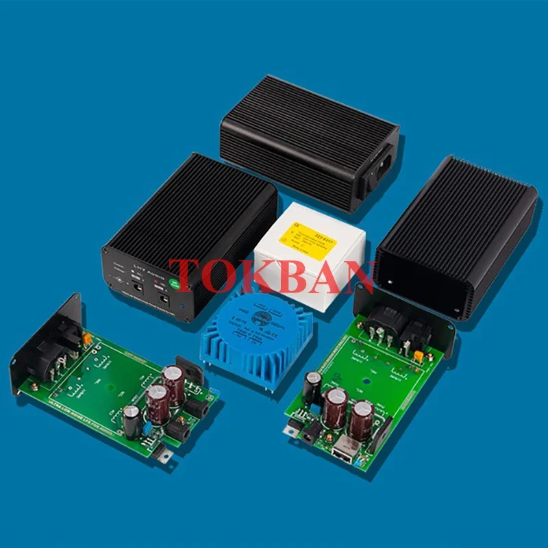 Imagem -04 - Fonte de Alimentação Linear Áudio Tokban Regulador dc Talema Transformador Toroidal Baixo Ruído para Amplificador Hifi Cas Xmos 5v 15w