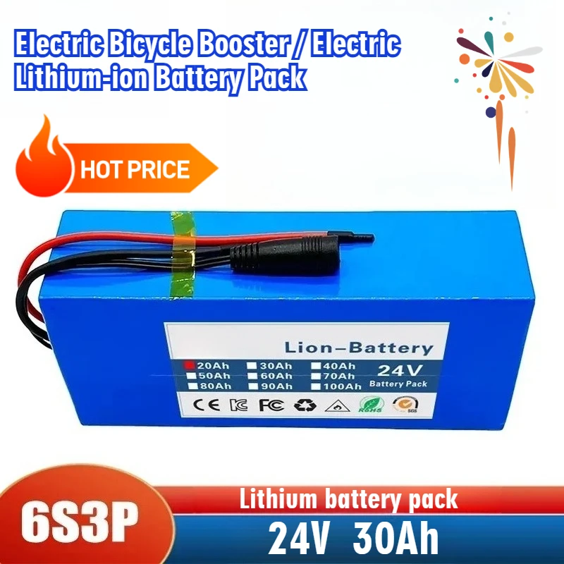 

18650 Lithium Battery 6S3P 24V 30Ah Electric Bicycle Booster / Electric / Lithium-ion Battery Pack