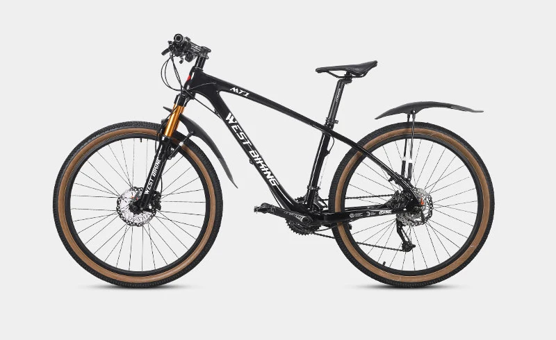 WEST BIKING Schnellspann-Fahrrad-Schutzblech-Set 8cm Verbreitert Höhenverstellbar Doppelhalterung Für 26 27,5 29 Zoll MTB Schutzblech – Detail 16
