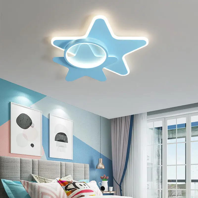 الحب سحابة الخماسي Led ضوء السقف لغرفة الأطفال رياض الأطفال الحضانة غرفة نوم الديكور تركيبات الإضاءة الداخلية