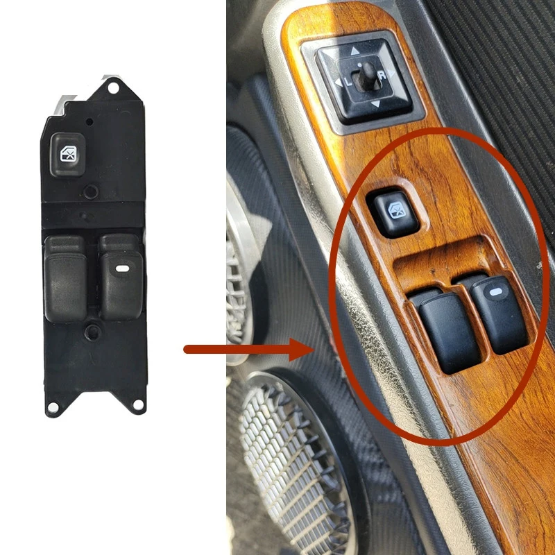 CW734687 Right Hand Drive Side For Mitsubishi Road Strada 2-door window lift switch 1997 and later