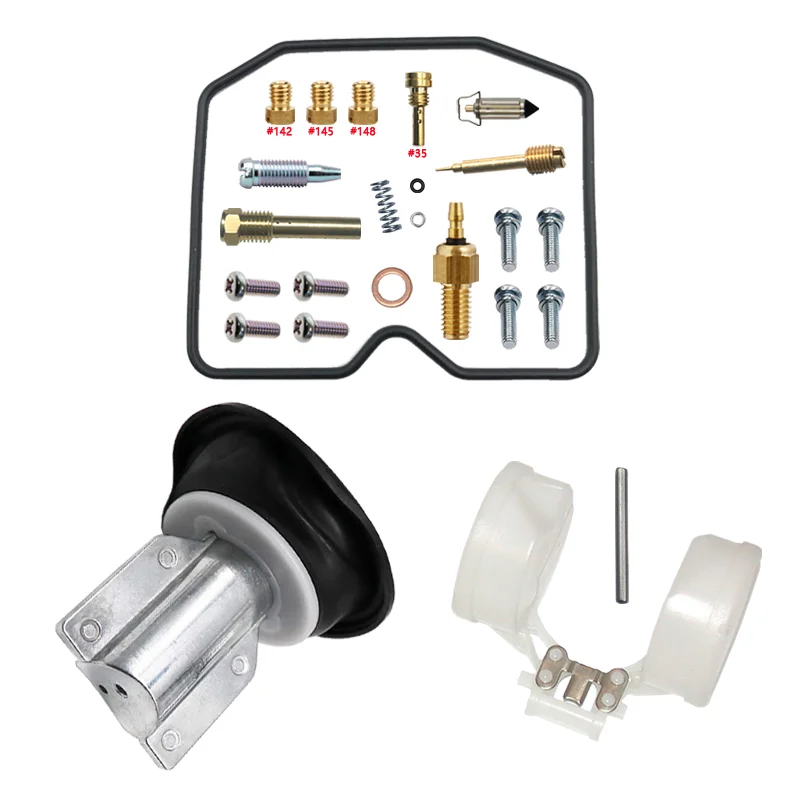 

Yamaha GRIZZLY YFM300 2012-2013 Carburetor Repair Kit Plunger Diaphragm & Float Parts