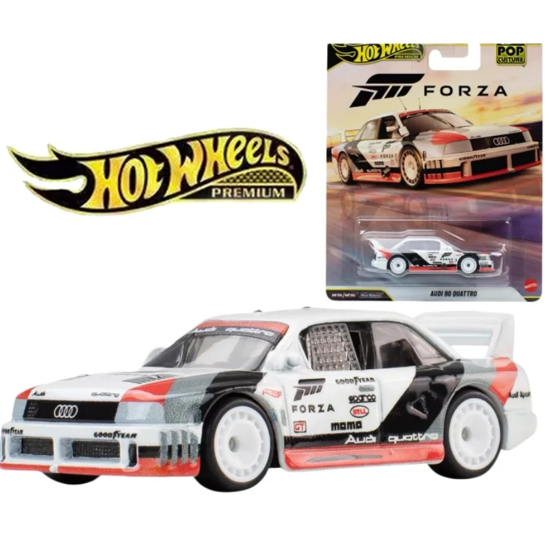 

Hot Wheels Original Diecast Model Car Premium Pop Culture Au Di 90 Vehicle Collectible For Fans Collection Hobby Model Gift Toy