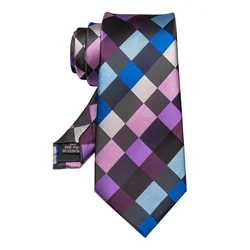 EASTEPIC Plaid Ties for Men Men's Neckties of Jacquard as Birthday Gifts Attractive Accessories for Business Suits at Weddings