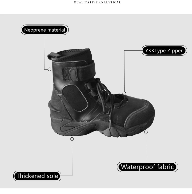 أحذية إنقاذ مقاومة للماء غير قابلة للانزلاق بسعر الجملة، مناسبة لأحذية منطقة المياه، المعدات الأساسية لعمال الإنقاذ